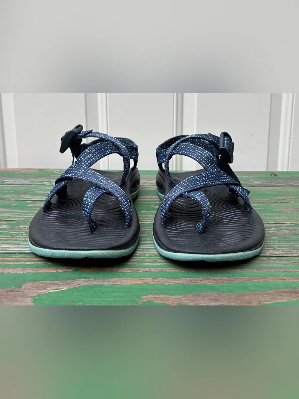 Chaco Womens  Z/Volv 2 Sandals Sz 7 Wax Eclipse Strappy Summer Vacation Beach